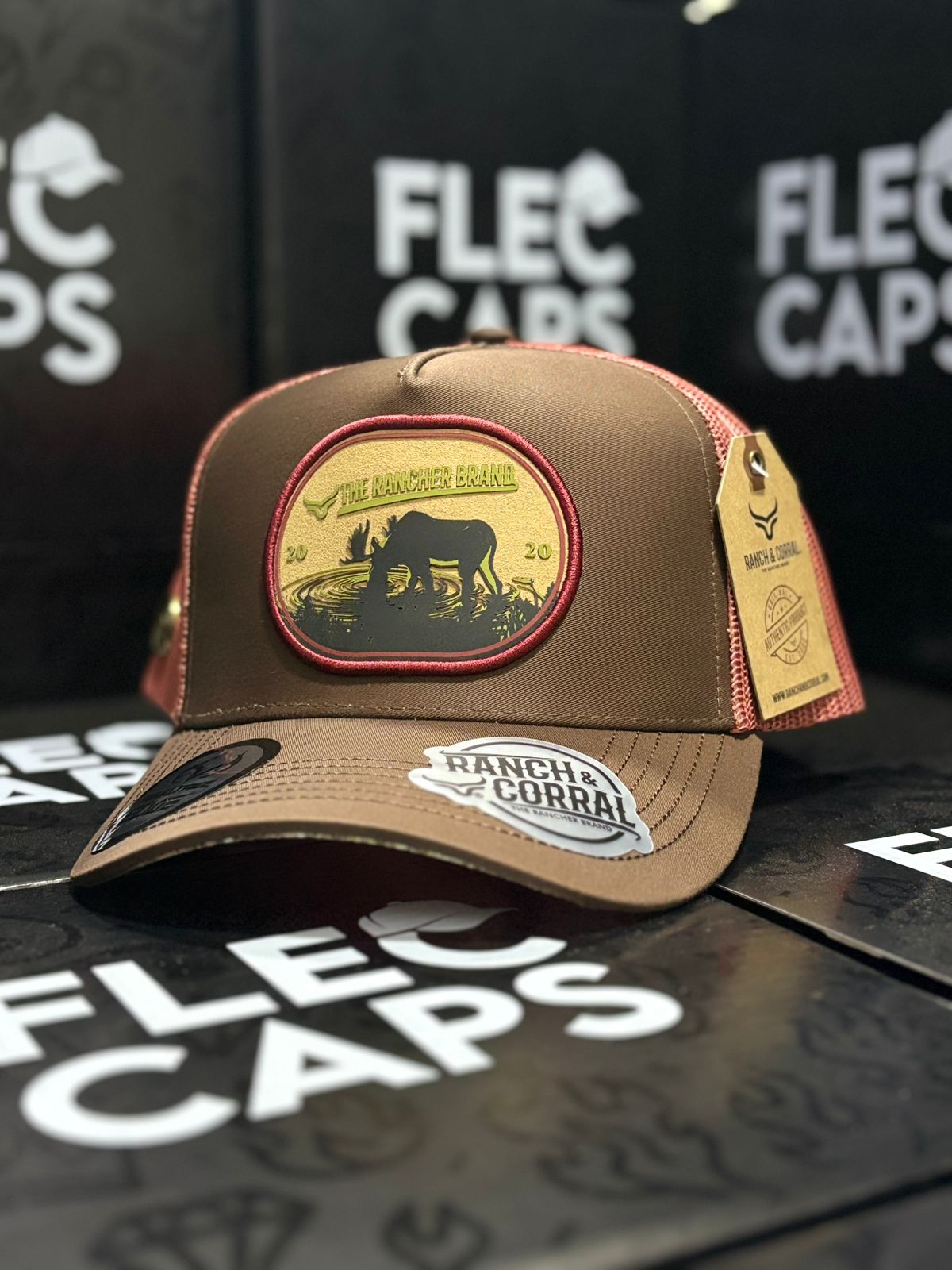 GORRA CAFÉ CON MAYA ROSA THE RANCHER BRAND