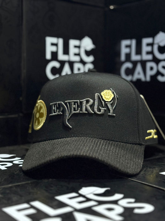 JC HATS "ENERGY BLACK/GOLD"