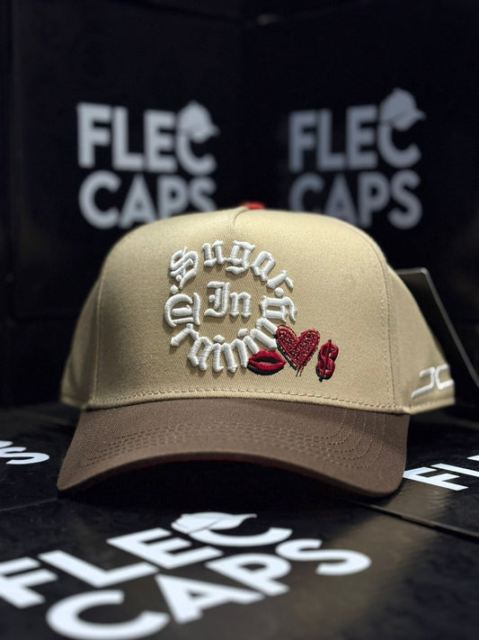 JC HATS "SUGAR IN TRAINING" COLOR BEIGE/CAFÉ