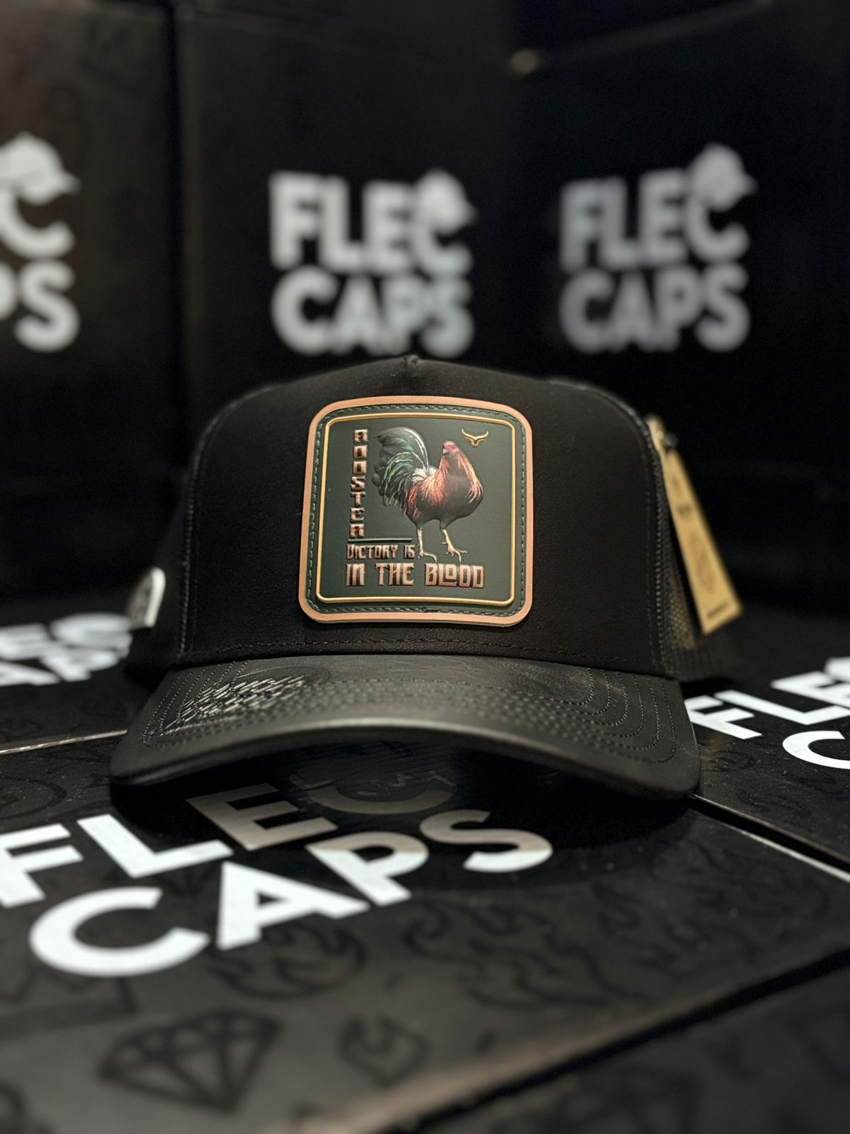 GORRA GALLO CON VISERA DE PIEL