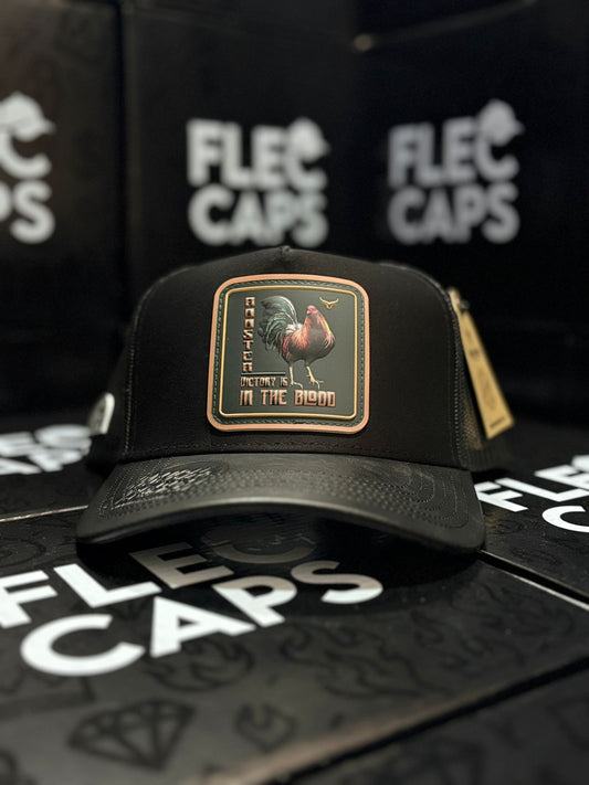 GORRA GALLO CON VISERA DE PIEL