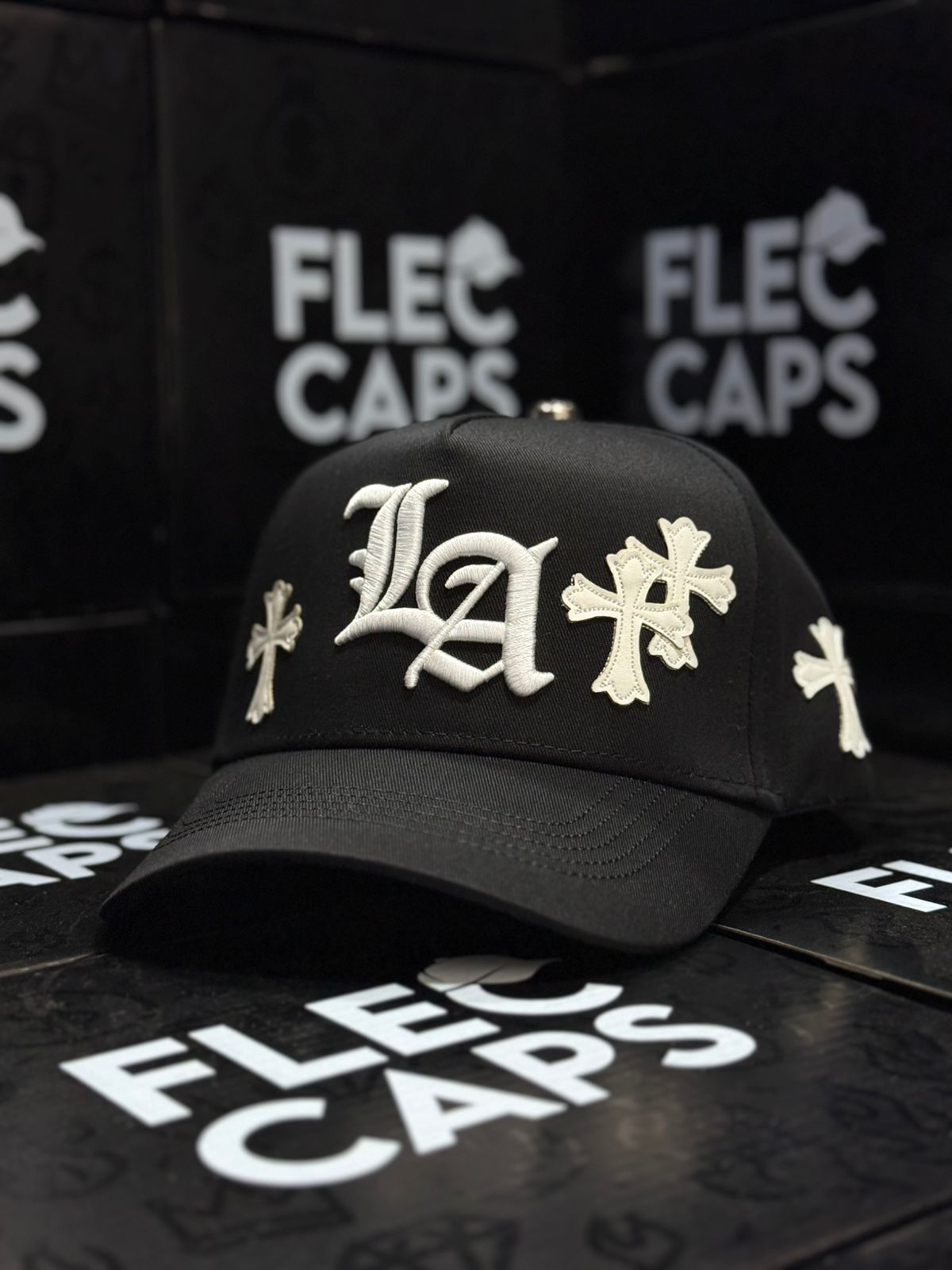 31 HATS "LA CHROME BLACK WHITE"